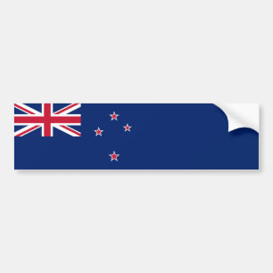 Pegatina Para Coche Bandera de Nueva Zelanda (NZ)