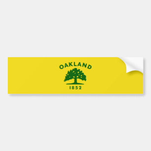 Pegatina Para Coche Bandera de Oakland (California)