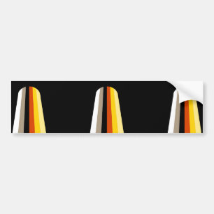 Pegatina Para Coche Bandera de Orgullo de Cabello Largo