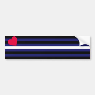 PEGATINA PARA COCHE BANDERA DE ORGULLO DE CUERO