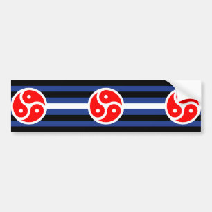Pegatina Para Coche Bandera de orgullo de cuero