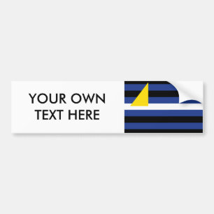PEGATINA PARA COCHE BANDERA DE ORGULLO DE DEPORTES ACUÁTICOS