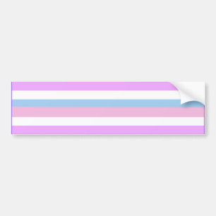 PEGATINA PARA COCHE BANDERA DE ORGULLO INTERSEXUAL