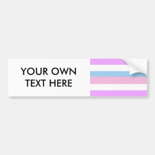 Pegatina Para Coche Bandera de orgullo intersexual