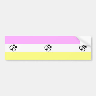 Pegatina Para Coche Bandera de Orgullo Twink