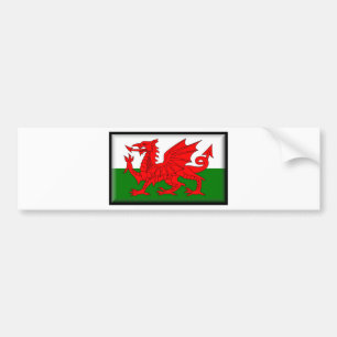 Pegatina Para Coche Bandera de País de Gales