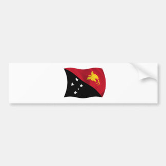 Pegatina Para Coche Bandera de Papúa Nueva Guinea