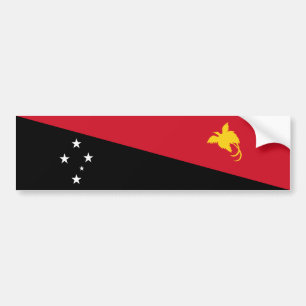 Pegatina Para Coche Bandera de Papúa Nueva Guinea