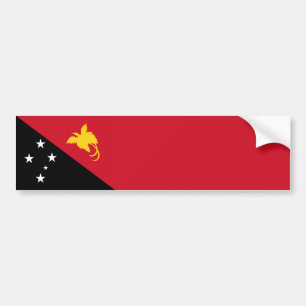 Pegatina Para Coche Bandera de Papúa Nueva Guinea