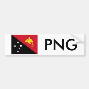 Pegatina Para Coche Bandera de Papúa Nueva Guinea y png