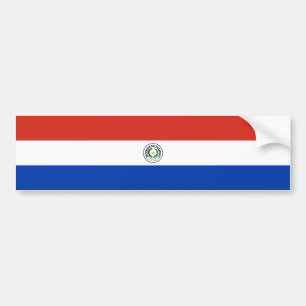 Pegatina Para Coche Bandera de Paraguay