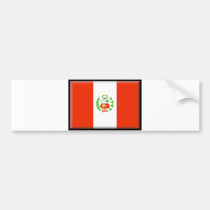 Pegatina Para Coche Bandera de Perú