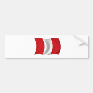 Pegatina Para Coche Bandera de Perú
