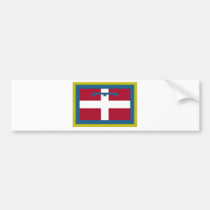 Pegatina Para Coche Bandera de Piamonte (Italia)