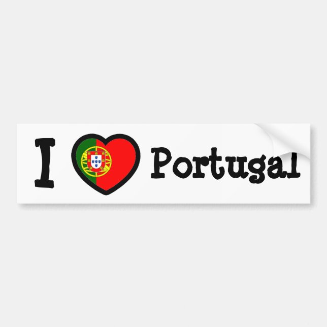 Pegatina Para Coche Bandera de Portugal (Frente)