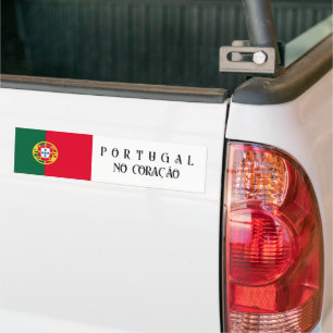 Pegatina Para Coche Bandera de Portugal para el Día de Portugal
