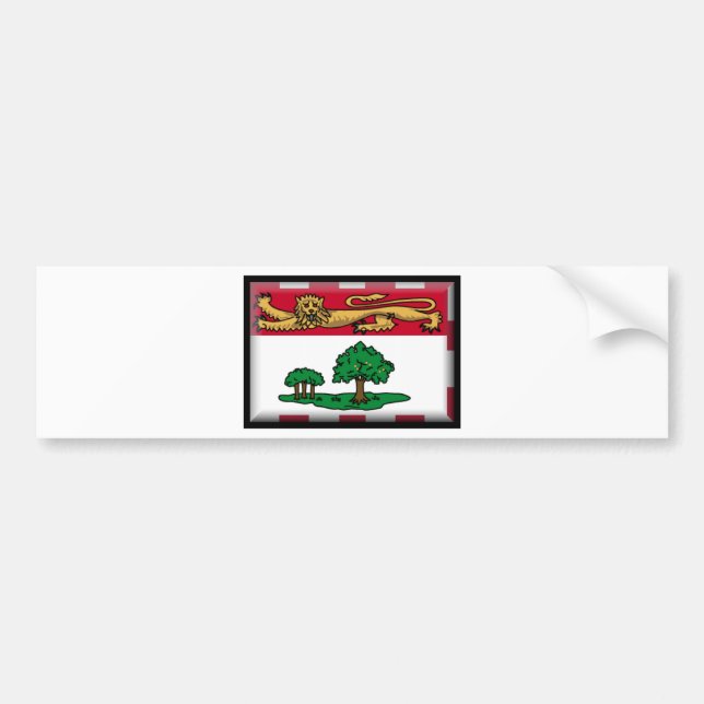 Pegatina Para Coche Bandera de príncipe Edward Islands (Canadá) (Frente)