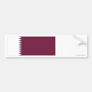 Pegatina Para Coche Bandera de Qatar