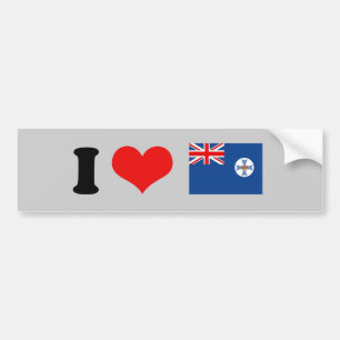 Pegatina Para Coche Bandera de Queensland