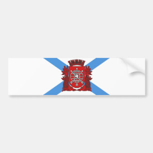 Pegatina Para Coche Bandera de Río de Janeiro (Brasil)
