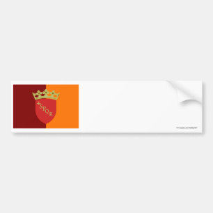 Pegatina Para Coche Bandera de Roma