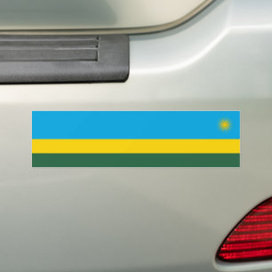 Pegatina Para Coche Bandera de Ruanda
