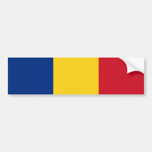 Pegatina Para Coche Bandera de Rumania