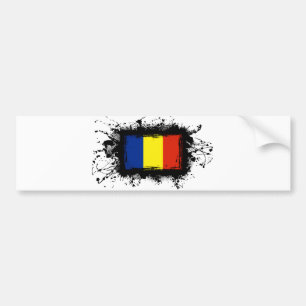 Pegatina Para Coche Bandera de Rumania
