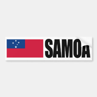 Pegatina Para Coche Bandera de Samoa