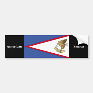 Pegatina Para Coche Bandera de Samoa Americana