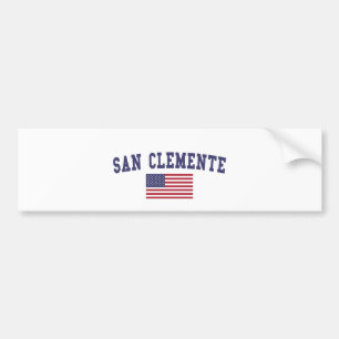 Pegatina Para Coche Bandera de San Clemente