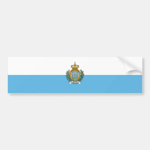 Pegatina Para Coche Bandera de San Marino