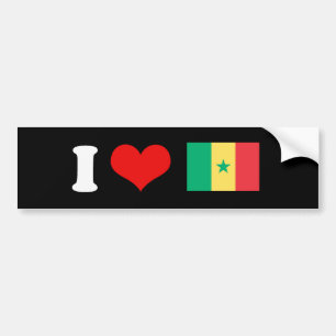 Pegatina Para Coche Bandera de Senegal