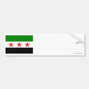 Pegatina Para Coche Bandera de Siria (1932-1958 y 1961-1963)