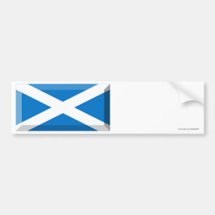 Pegatina Para Coche Bandera de St Andrew de la joya de Escocia