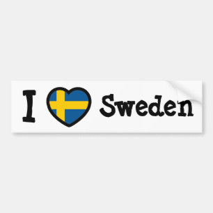 Pegatina Para Coche Bandera de Suecia