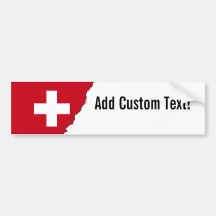 Pegatina Para Coche Bandera de Suiza