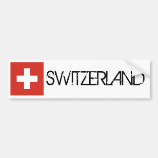Pegatina Para Coche Bandera de Suiza