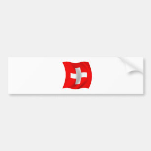 Pegatina Para Coche Bandera de Suiza
