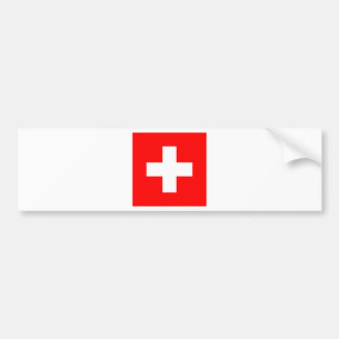 Pegatina Para Coche Bandera de Suiza
