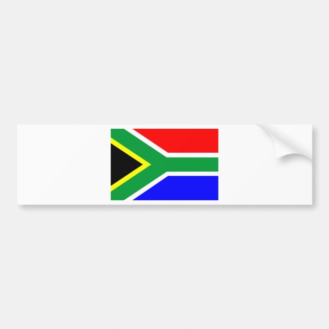 Pegatina Para Coche Bandera de Suráfrica (Frente)