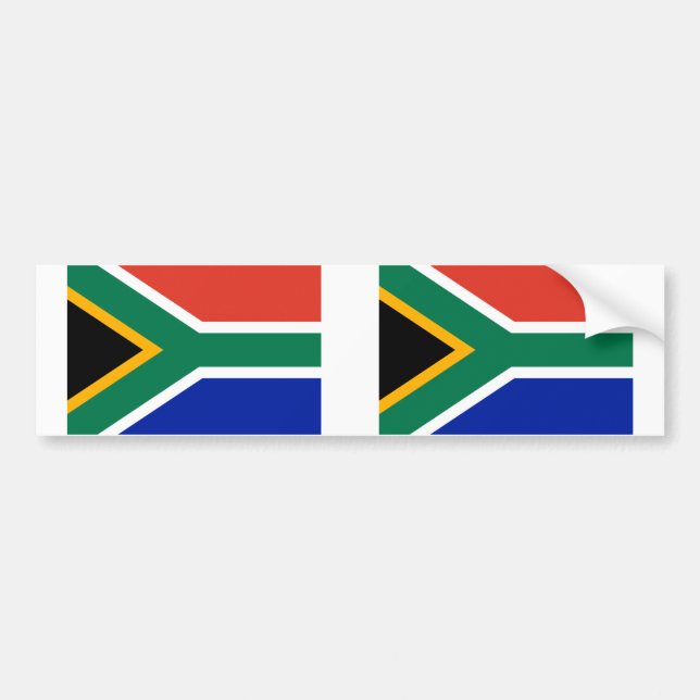 Pegatina Para Coche Bandera de Suráfrica (Frente)