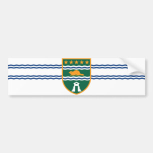 Pegatina Para Coche Bandera de Surrey (British Columbia, Canadá)