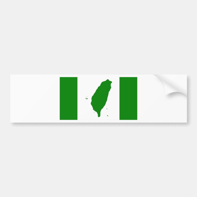 Pegatina Para Coche Bandera de Taiwán independiente - 臺灣獨立運動 - 台灣獨立運動 (Frente)