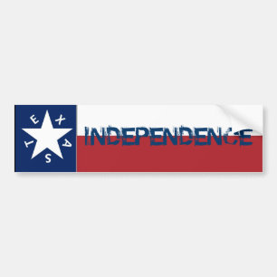 Pegatina Para Coche Bandera de Tejas de la independencia