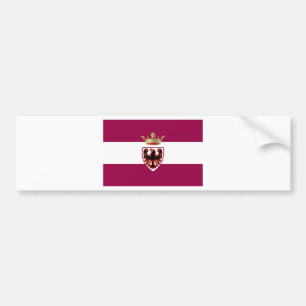 Pegatina Para Coche Bandera de Trentino (Italia)