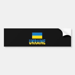 Pegatina Para Coche Bandera de Ucrania