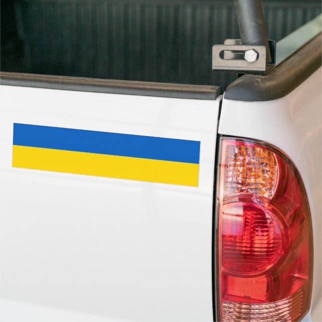 Pegatina Para Coche Bandera de Ucrania (En Camión)