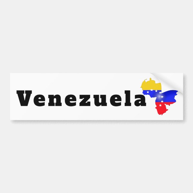 Pegatina Para Coche bandera de Venezuela (Frente)