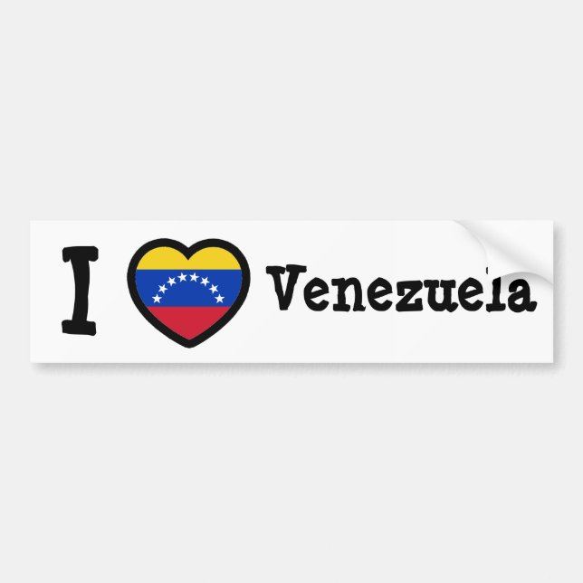 Pegatina Para Coche Bandera de Venezuela (Frente)